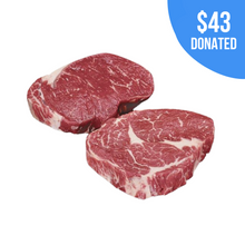 Load image into Gallery viewer, 12oz Beef Ribeye Steak AAA Individually Vac-Packed 14 Pieces