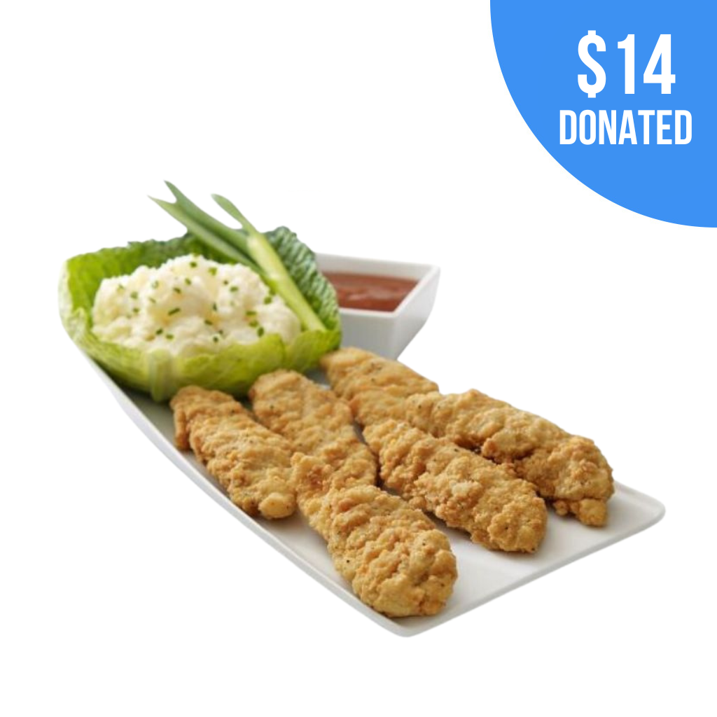 Chicken Tenders Breaded Par Fried Frozen Bulk Individually Quick Frozen, Not Vac Packed - 8.82lb, Approx 70-80 Pieces