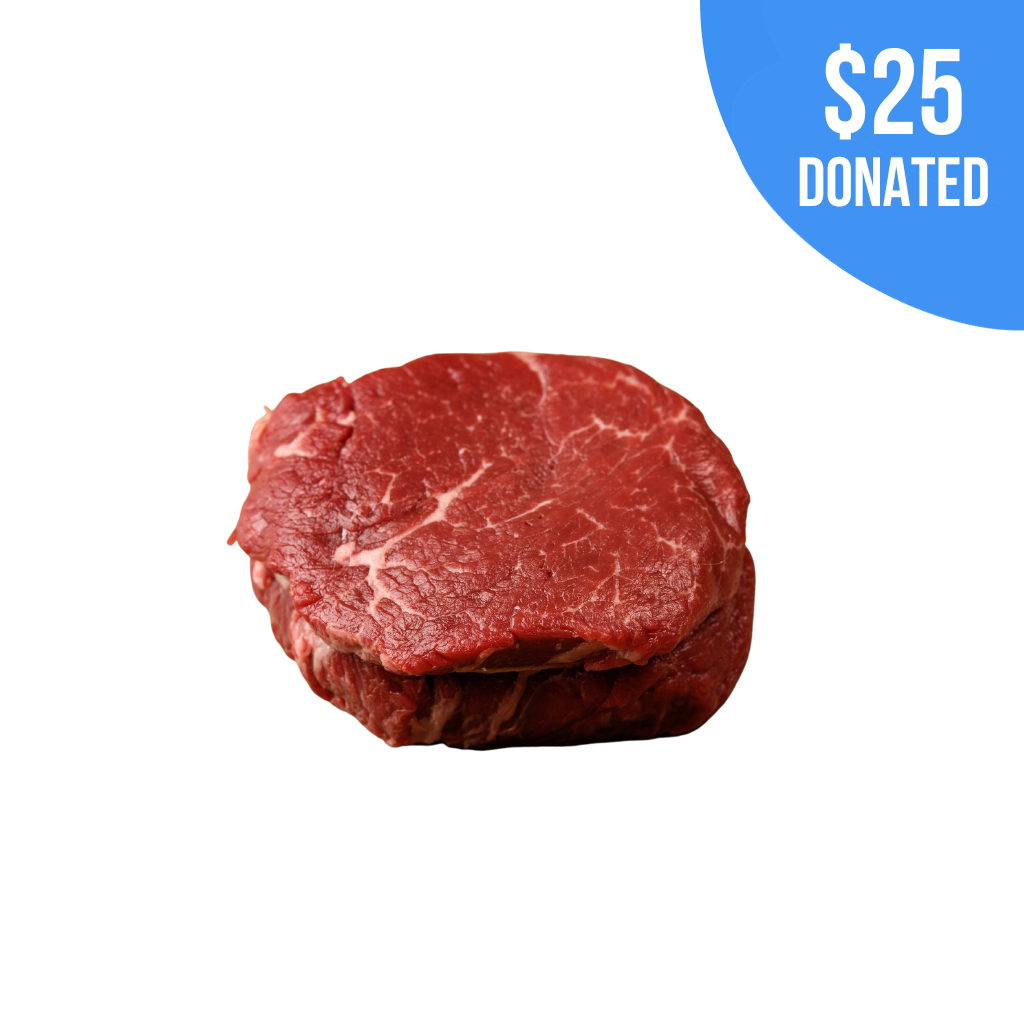 6oz Beef Tenderloin Steaks Individually Vac-Packed 10 Pieces